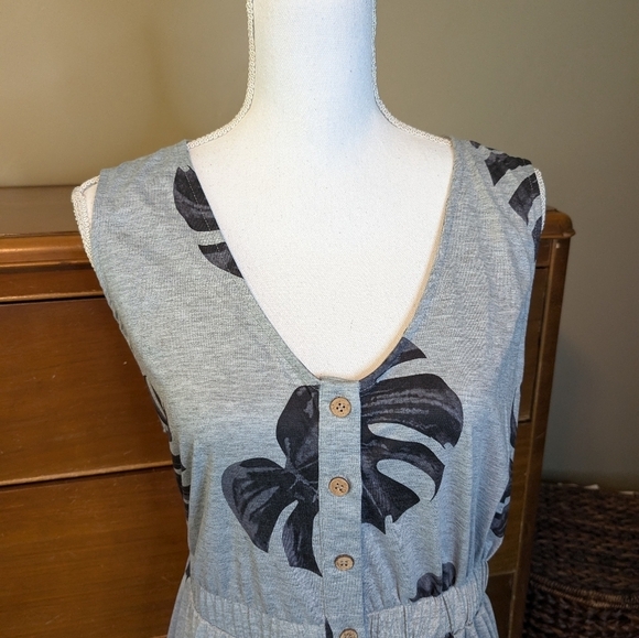 NWT Amazon Tropics Gray Summer Dress Coverup 2XL - Picture 2 of 13